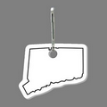 Zippy Clip & State of Connecticut Shaped Tag